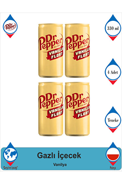 Dr. Pepper Dr Pepper Vanilla Float 4 x 330 ml