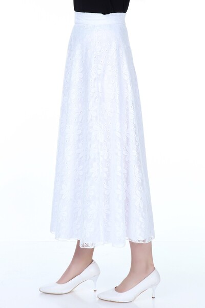Asees Fustă A din dantelă