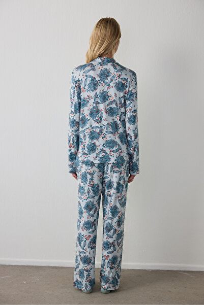 Penti Garden Flowers Shirt Pants Pajama Set