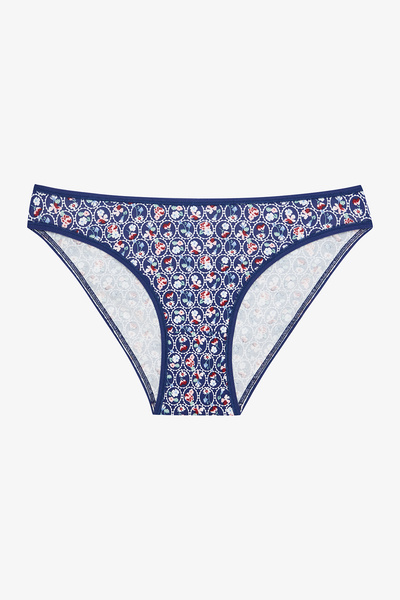 Penti Αντίκες σλιπ εσώρουχα με λουλούδια και κανονική μέση, 5 τεμαχίων