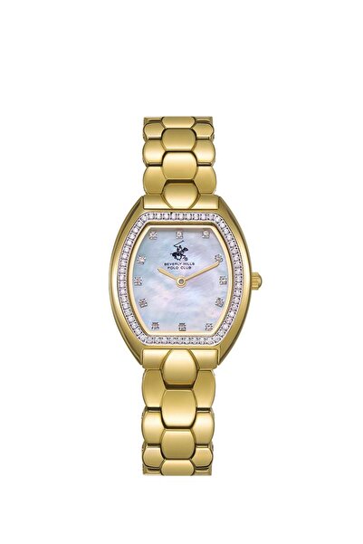 Beverly Hills Polo Club ساعة بيفرلي هيلز بولو كلوب النسائية بمينا من عرق اللؤ...