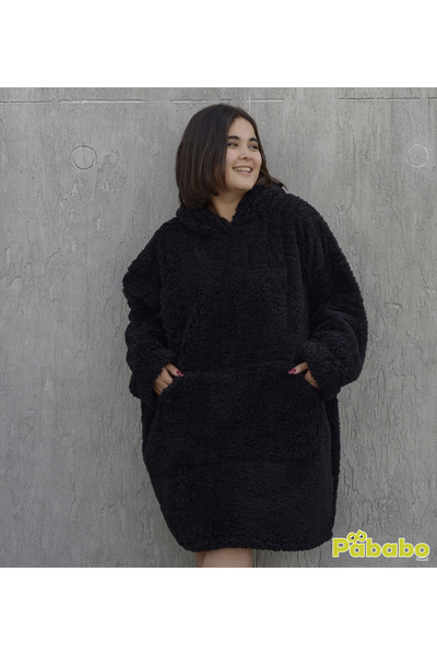 Pababo Welsoft Peluş Polar Giyilebilir Battaniye Pijama