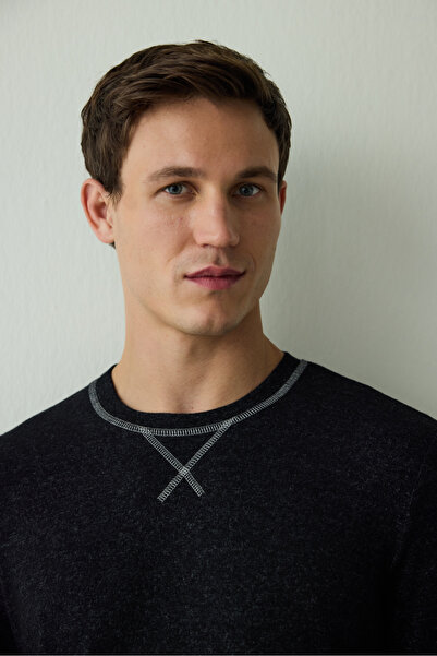 Penti Black Basic Men's Pajama Set