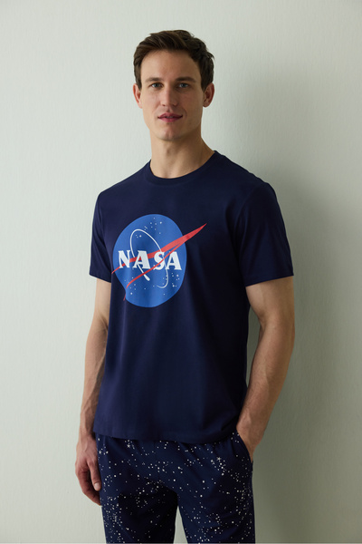 Penti Ανδρικό σετ πιτζάμες με σχέδιο Space