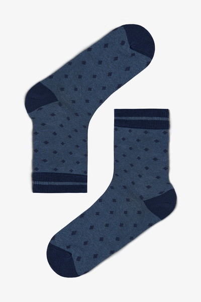 Penti Multicolored Men's Polka Dot Patterned 5-Piece Socks