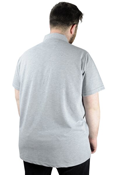 ModeXL Mode Xl Чоловіча футболка Polo New York Throwback 22302 Сірий меланж