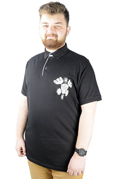 ModeXL Mode Xl Men's T Shirt Polo Skull 22304 Black