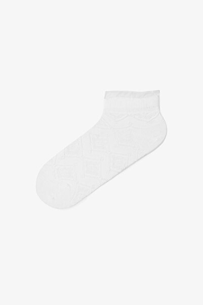 Penti 2 Paar selbstgemusterte Tüllsocken aus Baumwolle