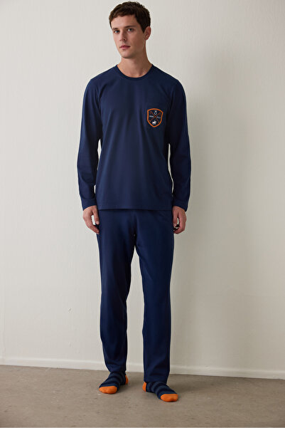 Penti Horse Men's Oversize Long Sleeve Pajama Set