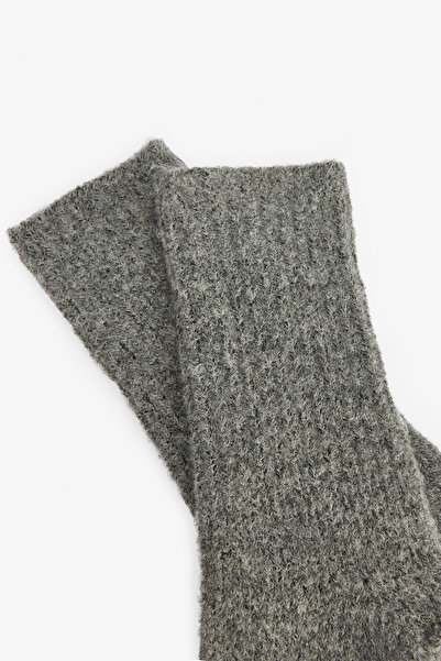 Penti Gray Olga Soft Textured Gloves