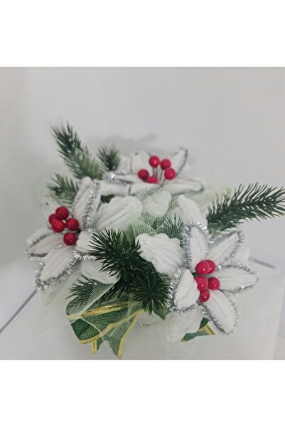 HANDDMADE Christmas tree made of plush wire