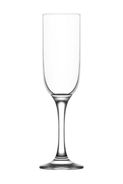 LAV Tokyo Cam Şampanya Kadehi 6'lı 210 ml Ayaklı (Kahve Yanı Su/Kokteyl Bardağı)