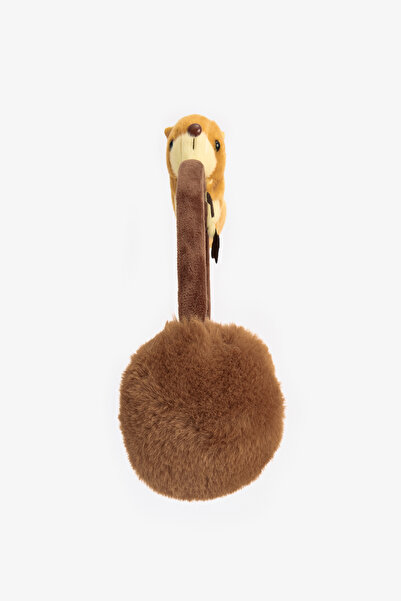 Penti Brown Girl's Squirrel Headphones