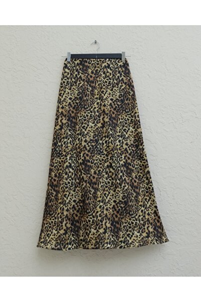 Modamorfo Leopardí vzorovaná rozšířená sukně - Leopard