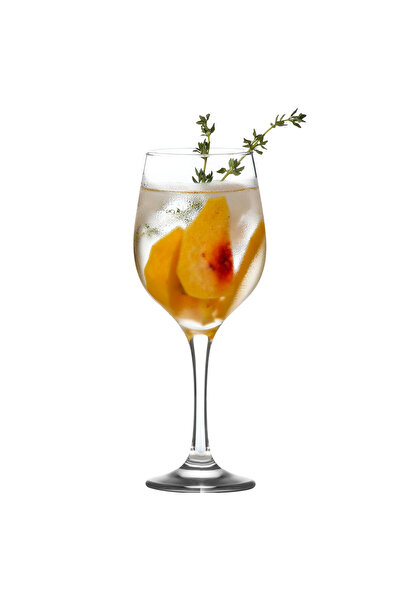 LAV Fame Cam Kırmızı Şarap Kadehi 6'lı 395 ml Ayaklı (Meşrubat Bardağı)