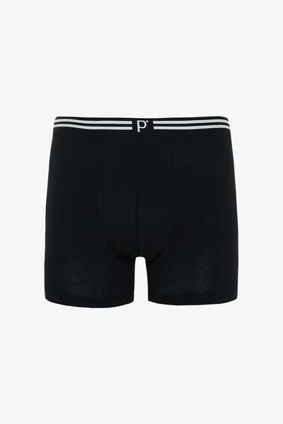 Penti Ανδρικά μπόξερ 3 τεμαχίων με γεωμετρικό σχέδιο από οργανικό υλικό με κανονική μέση