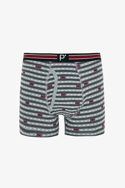 Penti Ανδρικά μποξεράκια με μοτίβο πουά με κόκκινες κουκκίδες, βιολογικά, 3 τεμαχίων