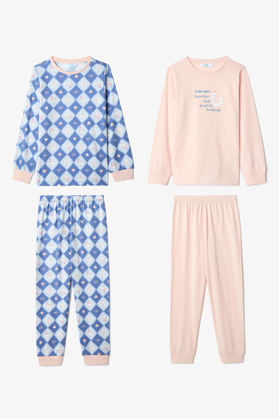 Penti Boy's Handkerchief 2-Piece Cotton Pajama Set