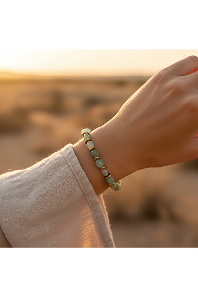 SUMRA سوار من الأحجار الطبيعية المعتمدة من الأفنتورين والهيماتيت SPF-A-016