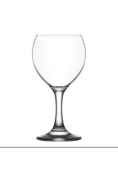 LAV Glass Set of 6 Misket 549 Glasses, 210 ml