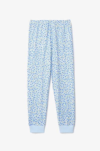 Penti Zweiteiliges Pyjama-Set aus Baumwolle mit langen Ärmeln und knusprigem Blumenmuster für Mädchen in Off-White