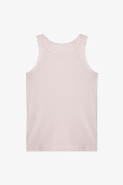 Penti Girl's Chicken Floral Patterned Thick Strap Cotton 2-Piece Undershirt