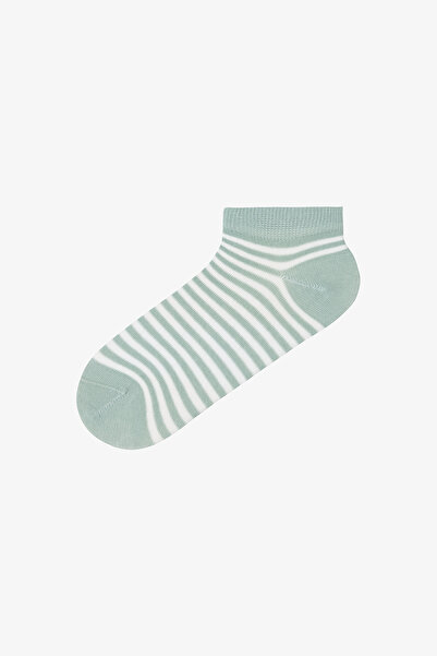 Penti 5 Pairs of Cotton Striped Booties Socks