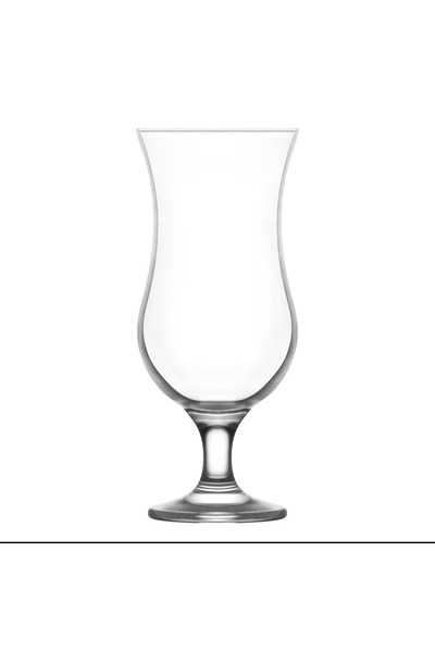 LAV طقم أكواب كوكتيل زجاجية من فييستا 3 قطع 390 مل (أكواب للمشروبات الغازية/العصائر/الميلك شيك/القهوة الباردة)