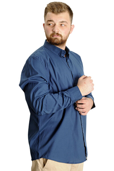 ModeXL Cămașă pentru bărbați de mărime mare Mode Xl cu buzunar Oxford 20366 Parlament