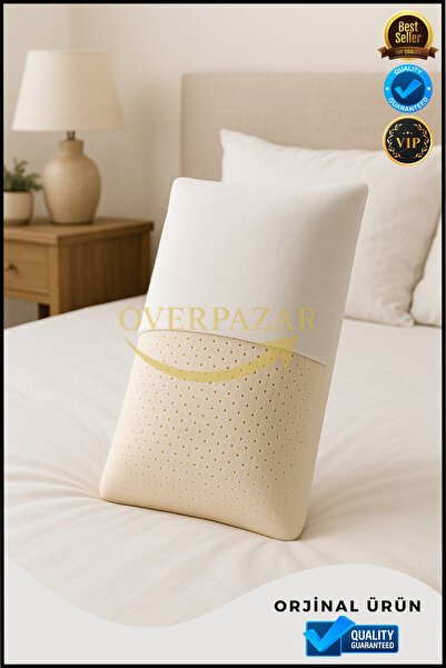 OverPazar Visco Ortopedik Yastık Air Pillow Delikli Yastık Orjinal Visco Dest...
