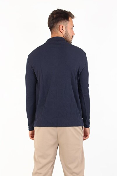 Mckanzie Φούτερ 5708 Model Polo Collar Waffle με υφή - Δύο κουμπιά