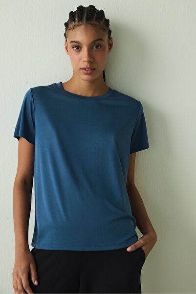 Penti Indigo Crew Neck Modal T-Shirt