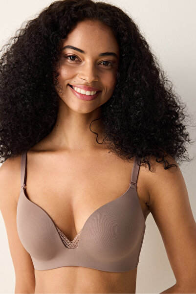 Penti Shiny Mink Eliza Underwire-Free Push up Low-Cut Bra