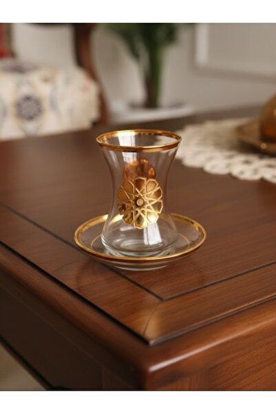 DECOSTYLE Starline Paşabahçe Ince Belli 12 Parça Çay Takımı Bardak Seti