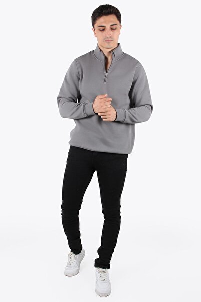 Mckanzie 5259-2 Φούτερ με φερμουάρ 3 νήματα Ş επένδυση fleece