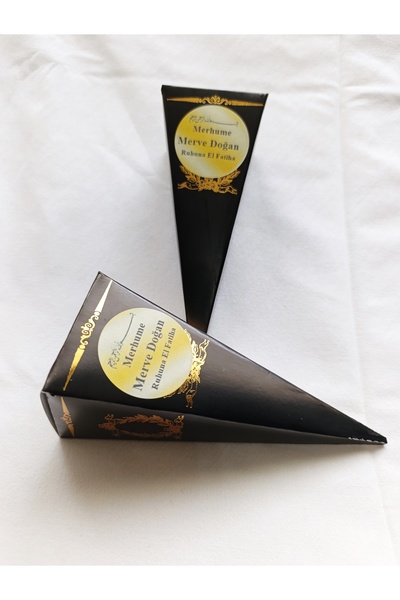 SuNaz Mevlüt Şekeri mevlid hediyesi Mevlüt Şekeri Siyah Gold Varaklı 100grx 10