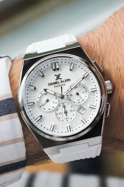 Daniel Klein Dk272789 Silicone Strap Men's Wristwatch