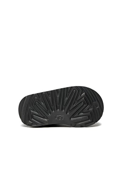 UGG Mini Zippered Logo Kids Boots – Black