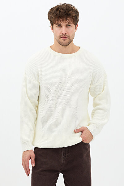 Tarz Cool Чоловічий трикотажний светр з резинкою Regular Triko