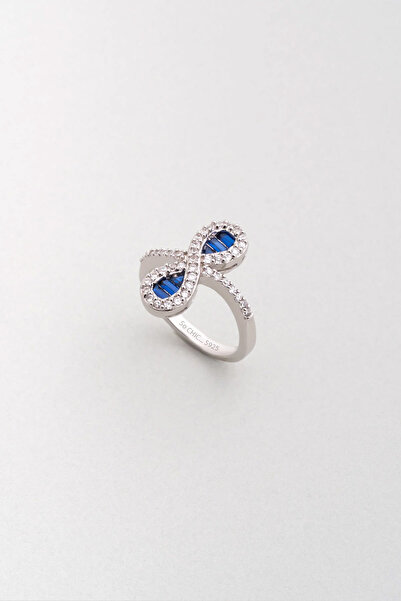 So CHIC... Sonsuz Yakamoz 18 Ayar Beyaz Altın Kaplama Gümüş Yüzük