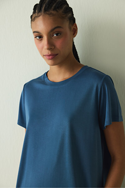 Penti Indigo Crew Neck Modal T-Shirt
