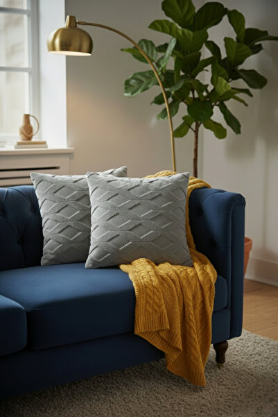 Shadro Textile 2-комплектний чохол для подушки з візерунком і ворсом | 45x45 ...