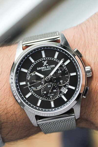 Daniel Klein DK455694 Çelik Hasır Kordonlu Erkek Kol Saati