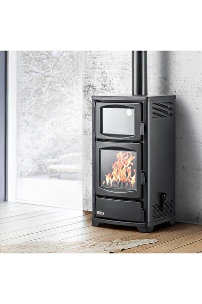 ReHome DS-16 Katı Yakıt Sobası | Fırınlı Şömineli Odun Sobası