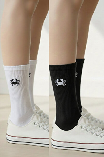 AYDK مجموعة من زوجين من الجوارب القطنية المطرزة الفلكية للصيف والشتاء للجنسين...