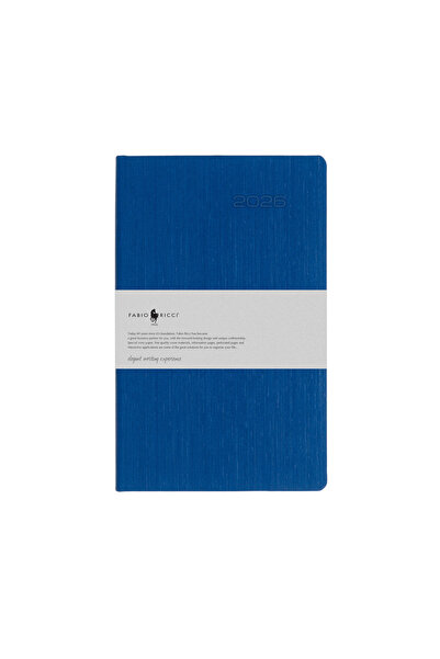 Fabio Ricci 13x21cm Lepidus Saks Mavisi Günlük Ajanda 1030 - 2026