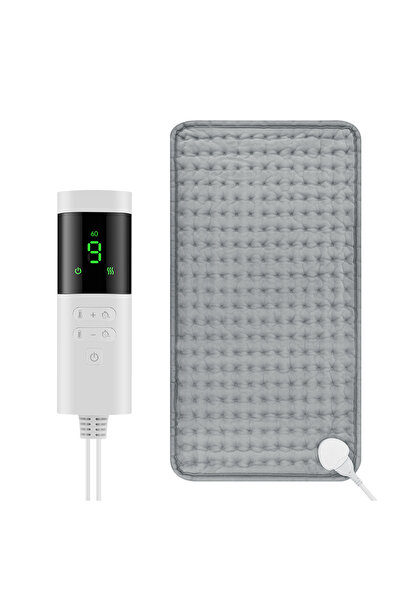 Choice بطانية تدفئة كهربائية بمقبس الاتحاد الأوروبي مع مؤقت وسادة تدفئة للكتف والرقبة والظهر والعمود الفقري والساق دافئة في الشتاء