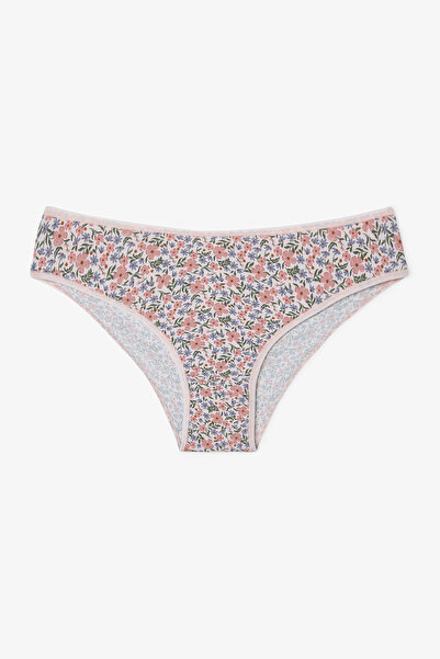 Penti Cute Flower Floral Pattern Low Waist 3-Piece Slip Panties