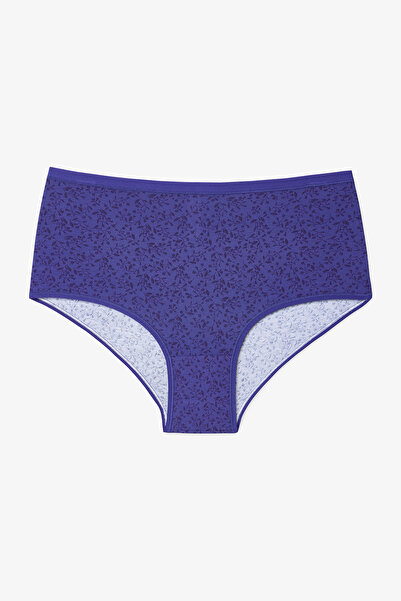 Penti Хрускави слипове с висока талия и 3 броя с листен мотив