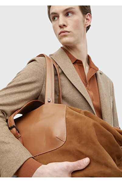 Ramsey Camel Hair Plain Shirt Shoulder Slim Fit 100% Cotton Jacket